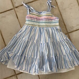 Tommy Bahama Striped Blue and White Sundress